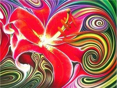 QGHZSCS Боята по Номера Цифрова Живопис на Цветя Абстрактно Занаят Украса за дома A1 (40x50 см, Без рамка)