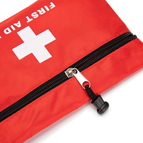 PAXLAMB Red чанта за първа помощ, Малка аптечка за първа помощ, Е Медицинска чанта за съхранение на аптечек първа помощ, Аварийни Туризъм,