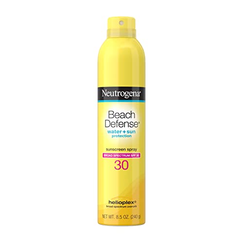 Слънцезащитен спрей Neutrogena Beach Defense Водоустойчив SPF 30 слънцезащитен спрей за тяло с широк спектър на действие SPF 30 не