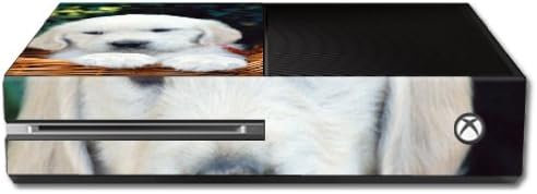 Кожата MightySkins е съвместима с конзолата на Microsoft Xbox One, амбалажна стикер, скинове кученце