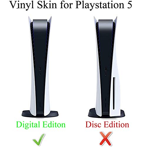 Стикер Moments PS5 Digital Edition на Конзолата 2 Контролери Пълно Покритие на Корпуса Винил върху Кожата Стикери за Цифрова конзола Playstation 5 и Контролери Легенди Forever