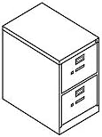 Вертикален метален шкаф шкаф серия Х 310 с позволена ширина, 5 чекмеджета, шпакловка (H315C)