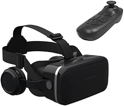 Слушалки виртуална реалност, Очила за виртуална реалност на лента за глава, Панорамна Детска Слушалките на шлема, Дръжка