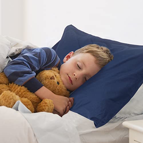 Възглавница за деца Babebay с калъфка, 13 × 18, Възглавници за спане от памук за деца, Може да се Пере в машина, Са