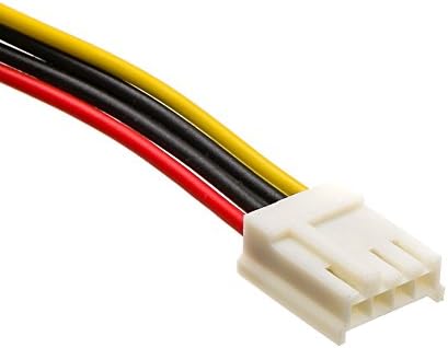 4-Пинов захранващ кабел Molex-Floppy, 5,25-инчов plug-3,5-инчов plug, 6 инча