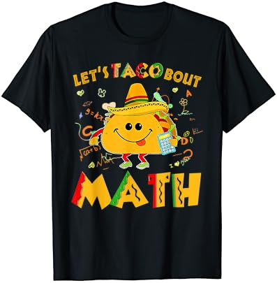 Нека нека пием Тако По Математика, Забавна Тениска с Синко Де Майо, Учител по математика
