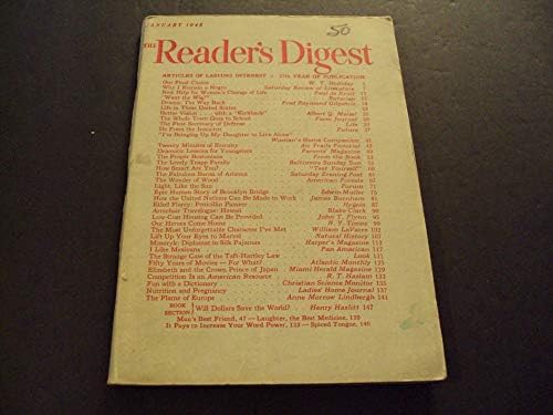 Reader ' s Digest Януари 1948 Първия министър на отбраната, бостонцы