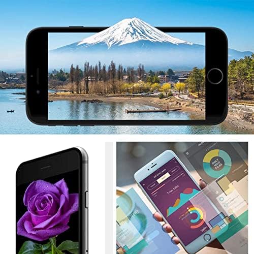 Mobkitfp за iPhone 8/SE 2020 Подмяна на екрана 2-ро поколение Черен, пълен Монтаж на 4,7-инчов LCD сензорен Дигитайзер за A2275,