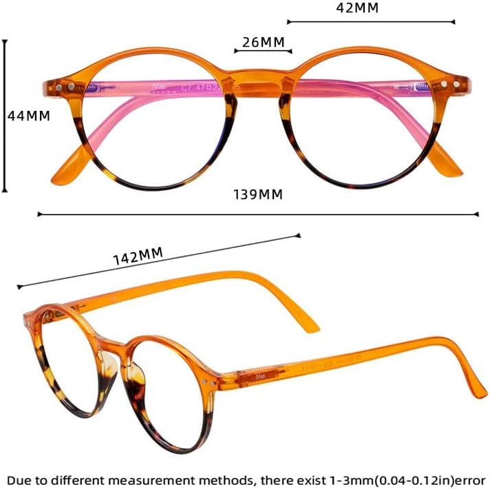 N/A Очила за четене Женски Мъжки Ретро слънчеви Очила с защита от синьо излъчване Многоцветное черепаховое стъкло за четене (за Цвят: D, размер: