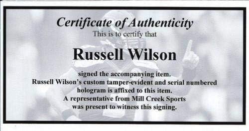 Снимка на Ръсел Уилсън в рамката на 16x20 с автограф Seattle Seahawks Super Bowl XLVIII RW Holo С източване 200374 - Снимки NFL с автограф