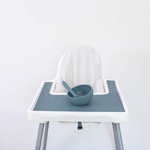 Манго Ко. Кърпа за столче за хранене за хранене Antilop Baby High Chairs - Не съдържа BPA, могат да се мият в съдомиялна машина, Силиконови