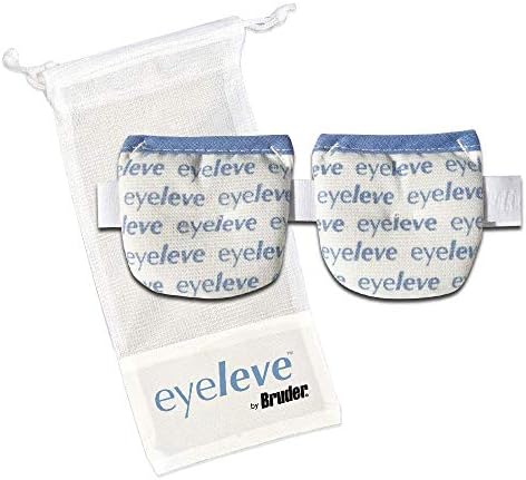 Компрес за контактни лещи Eyeleve | Подобрява комфортно, докато носите лещи | Влажен Топъл компрес Облекчава Сухота и дразнене