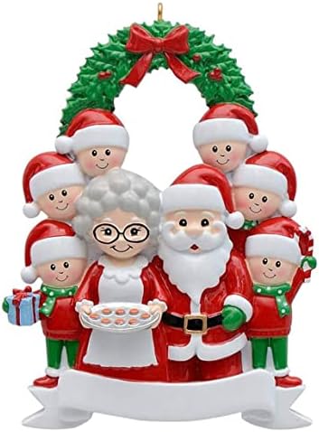 Eioflia - Коледни Персонализирани Родословно Дърво, САМ Дядо Коледа, коледно дърво Финансирани, Здрав Семеен Украшение В Стил