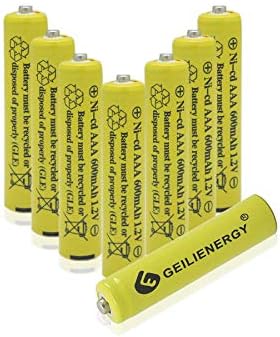 GEILIENERGY 8 Опаковки NiCd AA Презареждащи се батерии за слънчеви крушки с 8 и с малко пари NiCd AAA Акумулаторни батерии за соларни
