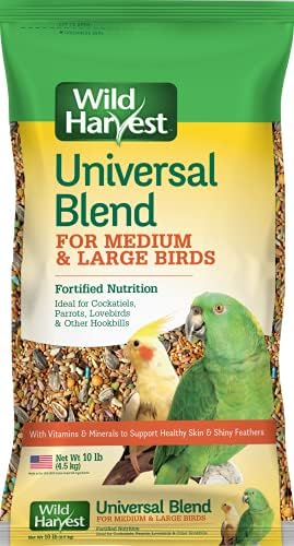 Универсална смес Wild Harvest за Средни и Големи птици с тегло 10 килограма, Богато на храна