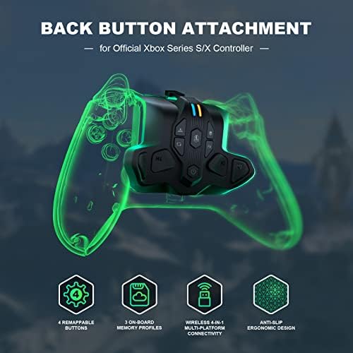 Безжичен Бутон за Връщане на контролера на Xbox Series X/S, Закрепване на лопатките на контролера Поддържа платформа Xbox Series X/S|Xbox