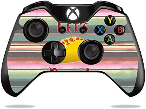 Кожата MightySkins е Съвместим с контролера на Microsoft Xbox One или One S - Lets Тако Bout It | Защитен, здрав и уникален винил