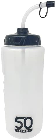 Бутилка за вода с обем 1 литър с соломинкой | Бутилка за вода за хокей на лед с дълга соломинкой | Бутилка за лесно извличане