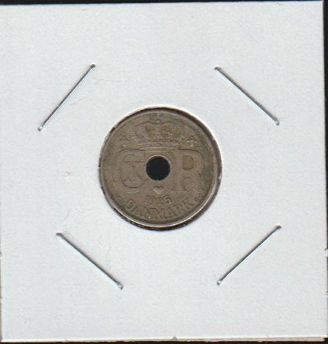Монограм на CXR с корона DK 1925 г., Обрамляющий централен Отвор, Избран от Четвърт Изключително Изящно