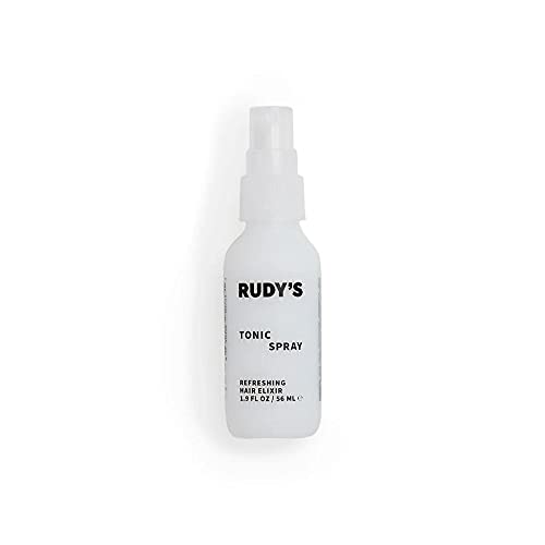 Тонизиращ спрей RUDY'S - Освежаващ Еликсир за коса - Без сулфати и парабени - Възстановява щети и овлажнява (1,9 течни унции)