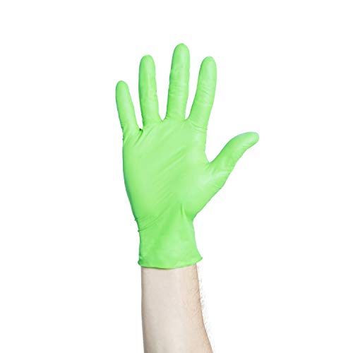 Ръкавици за разглеждане на HALYARD FLEXAPRENE Green, технология на производство хлоропрена, Нестерильные, Без прах, 3.5 на хиляда,