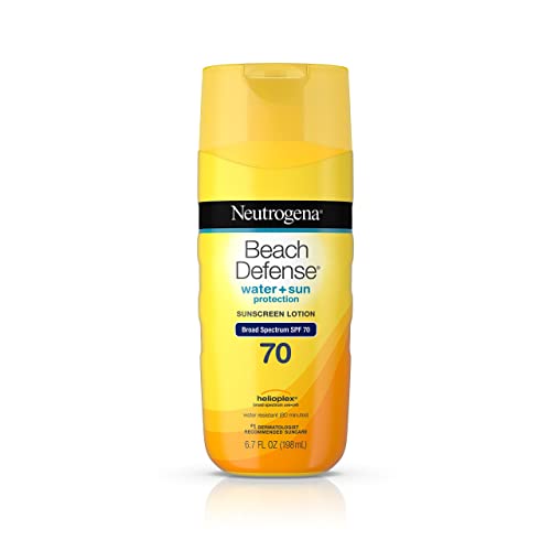 Слънцезащитен Лосион Neutrogena Beauty and the Beast Beach Отбраната С широк Спектър на действие SPF 70, 6,7 Унции