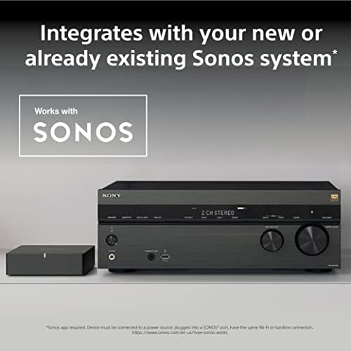 Sony STR-AN1000 7,2-канален домашно кино със съраунд звук, 8K, A/V Приемник: Dolby Atmos, DTS: X, автоматична калибровка за цифрово