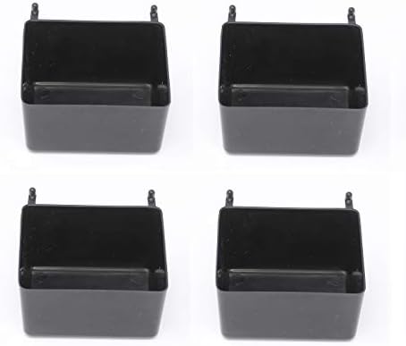 Малки пластмасови кутии за съхранение / на части - Мультиупаковка - Червено, Жълто или черно (5 парчета, Жълт)