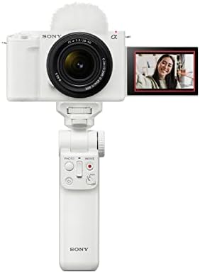 Полнокадровая Беззеркальная Videoblog-камера Sony Alpha ZV-E1 със Сменяеми обективи и обективи 28-60 мм - Бял корпус