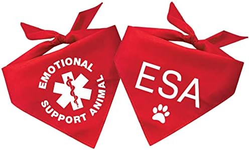 Набор от bandhan ESA & Emotional Support Animal за кучета (съдържа две кърпи)