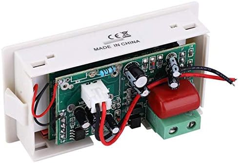 Измерване на напрежение Fafeicy, LCD цифров Волтметър За измерване на напрежение, с трансформатор на ток-AC80-300V 0-50А 0-100A (Бял),