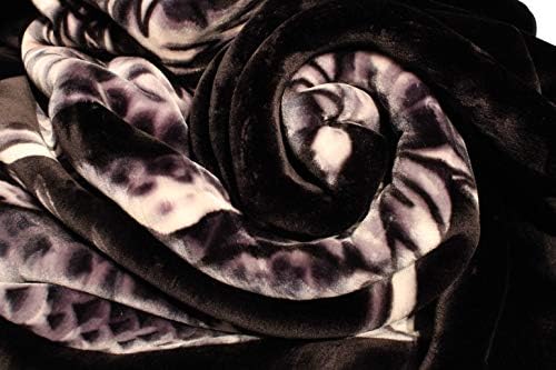 Корейското одеяло SOLARON от сверхтолстой тежка минк (Queen, Dragon Black)