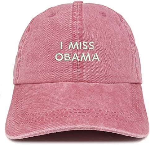 Магазин за модни дрехи I Miss Обама Бродирани Выстиранная нисък профил Шапка