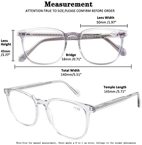 Компютърни Очила за четене, блокиране на синя светлина, - 2 опаковки, Модерни Кръгли Очила с защита от uv отблясъци, пренапрежение на