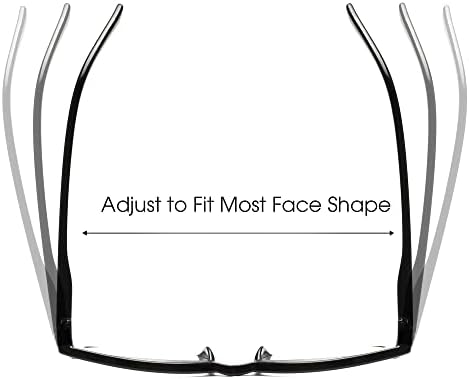 Очила за четене JM Комплект от 4 Качествени Ридеров с пружинным тръба на шарнирна Мъжки Дамски Очила за четене