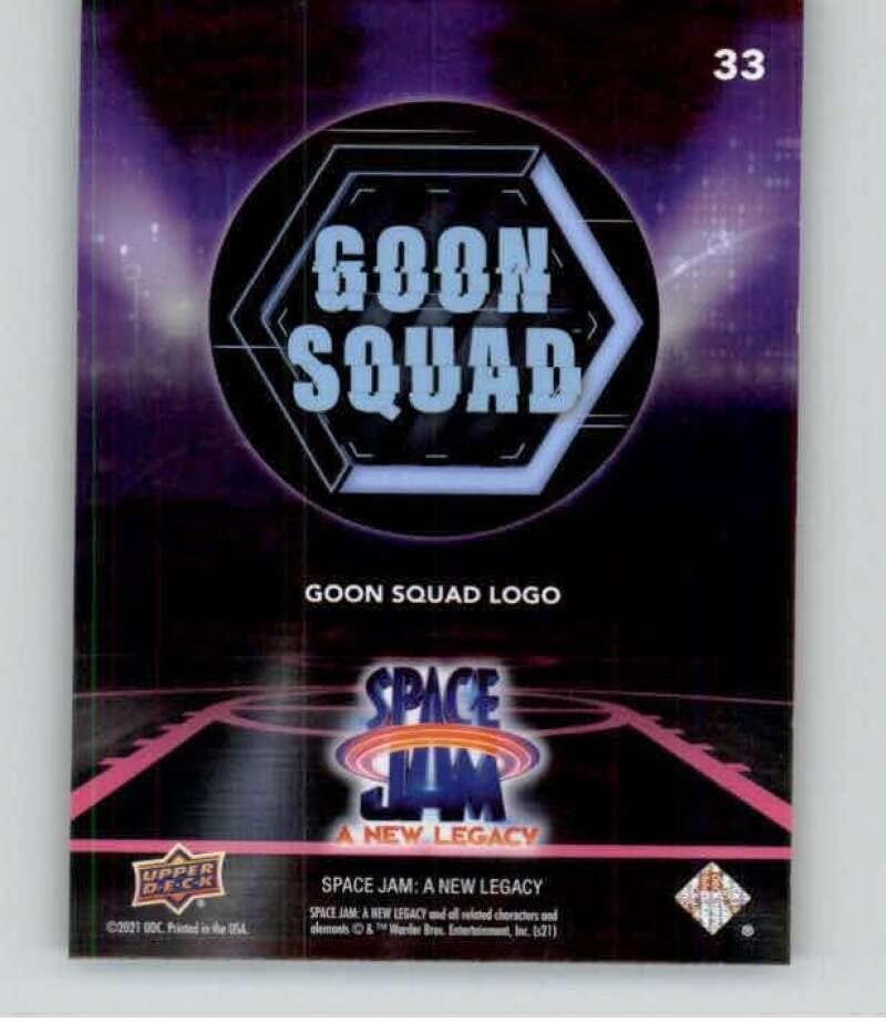 Космически Джем на горната палуба 2021 Година - Нова Търговска карта с логото на Legacy Blue 33 Goon Squad