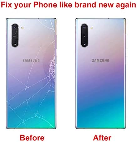 Подмяна на задното стъкло Perzework OEM за Samsung Galaxy Note 10 6.3 инча с набор от инструменти за ремонт и предварително