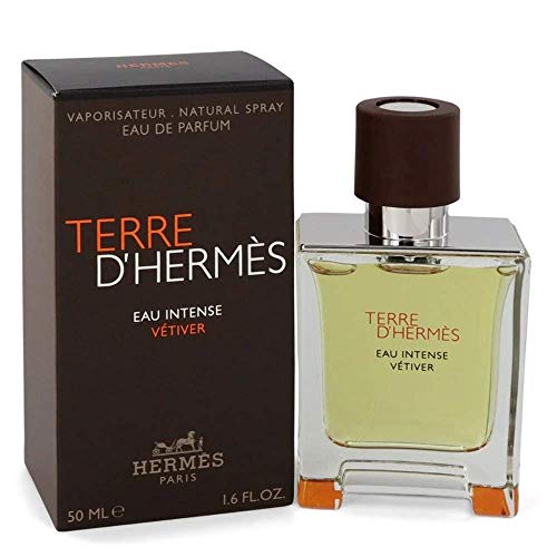 Парфюмированная вода HERMÈS Terre D ' Hermes с интензивен аромат на ветивер EDP, дървесен аромат, 1,6 течни унции