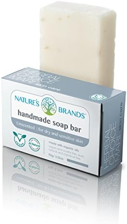 Парче от естествени сапуни ръчно изработени Herbal Choice Mari без мирис; 3,2 грама