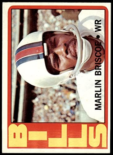 1972-Добрият 30 Марлин Бриско Бъфало Биллс (Футболна карта) БИВШ Биллс Небраска - Omaha