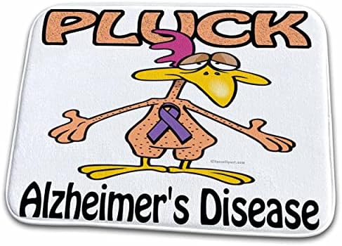 3. Лентата за информиране за болестта на Алцхаймер Ощипывание пиле... - Постелки за баня (rug-114680-1)