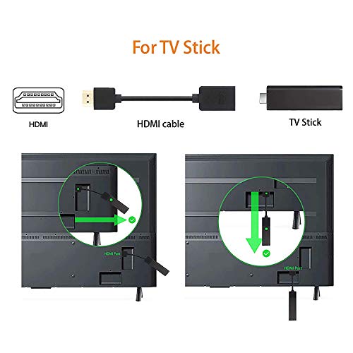 VCELINK 1-Pack HDMI Отточна тръба на шарнирна връзка Адаптер от мъжа към жената в комплект с 2-Pack 8K HDMI Конектор от жена на жена