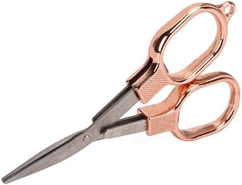 Ножици за бродиране, Сгъваем дизайн, Безопасни и Надеждни 8 Начина на Сгъване на Ножици за рязане на хартия за Туризъм