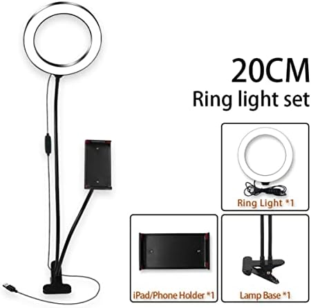 UKCOCO Ring Lights 2pcs21 Притежателя лампи за снимки, с препратка към потока от Видео Led Cm Black Selfie Inch Beauty със Стойка за домашно