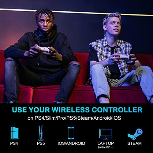 OUBANG Control контролера на PS4, Игри на дистанционно управление за елит контролер PS4 с турбокомпресор, Steam Gamepad за работа с контролер