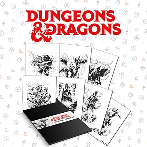 Комплект литографии на Подземия и дракони (PS4)