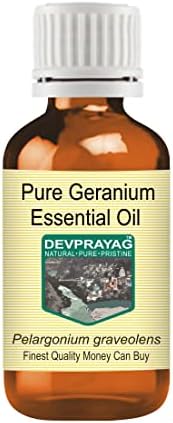 Чисто етерично масло от здравец Девпраяг (Pelargonium graveolens) Дестилиран с пара 5 мл (0,16 грама)