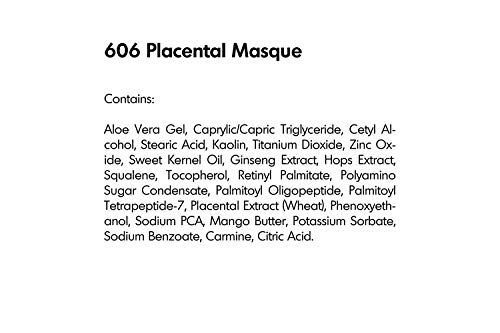 Raya Placental Masque (606) | Подхранваща маска за лице за суха или Избледняване на кожата се Възстановява и помага за Намаляване