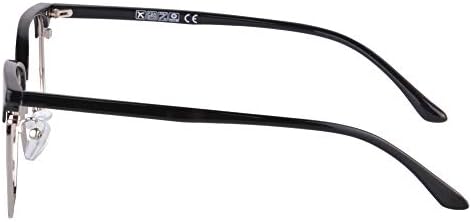 Очила за четене MEDOLONG TR90 с анти-синя светлина в рамка с антибликовыми лещи-LH6632(C3, анти-син, 200)