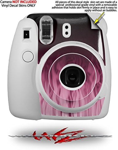 Опаковка със стикер на кожата WraptorSkinz е Съвместим с камера Fujifilm Mini 8 Fire Pink (камерата в комплекта не са включени)
